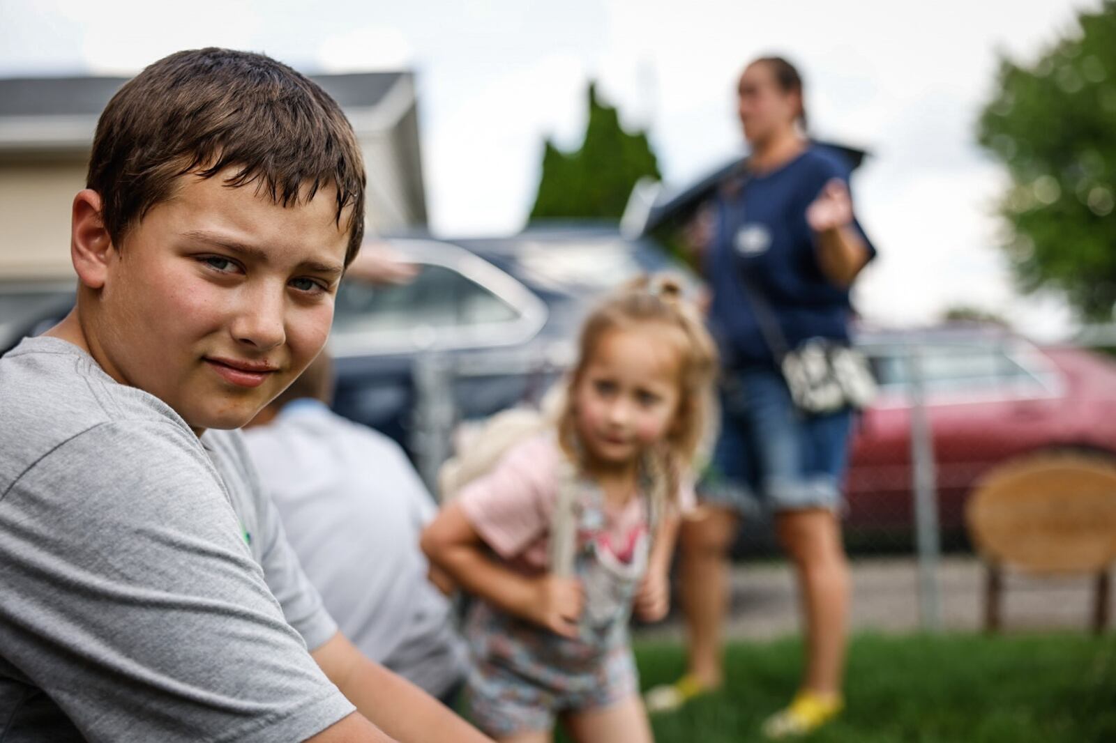 Howy Piatt, 9, was 4-years-old when the Memorial Day tornados damaged his Northridge neighborhood home. JIM NOELKER/STAFF