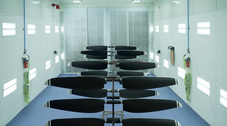 Joby Aviation composite material propeller blades. Joby photo.