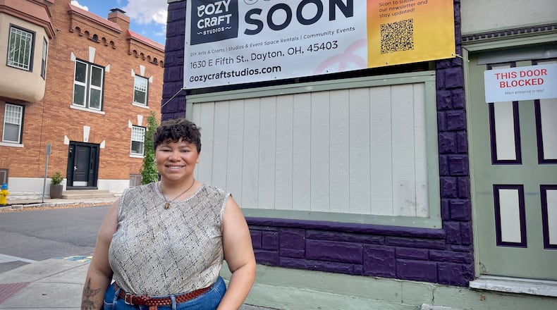 Devon Stinson is opening Cozy Craft Studios, a DIY arts and crafts studio in the St. Anne’s Hill Historic District featuring workshops, classes and rentable space. NATALIE JONES/STAFF