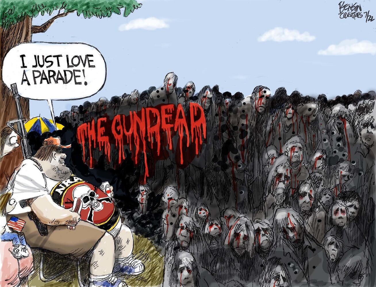 WEEK IN CARTOONS: Parade shooting, Boris Johnson and more