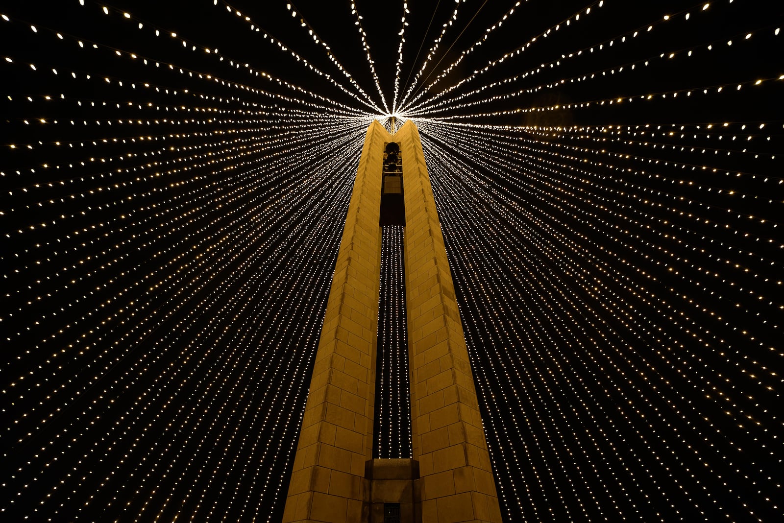 Dayton's Carillon Historical Park is a 65-acre open-air history museum and is decked out in holiday lights for its annual A Carillon Christmas event which runs through the end of December. TOM GILLIAM/CONTRIBUTING PHOTOGRAPHER