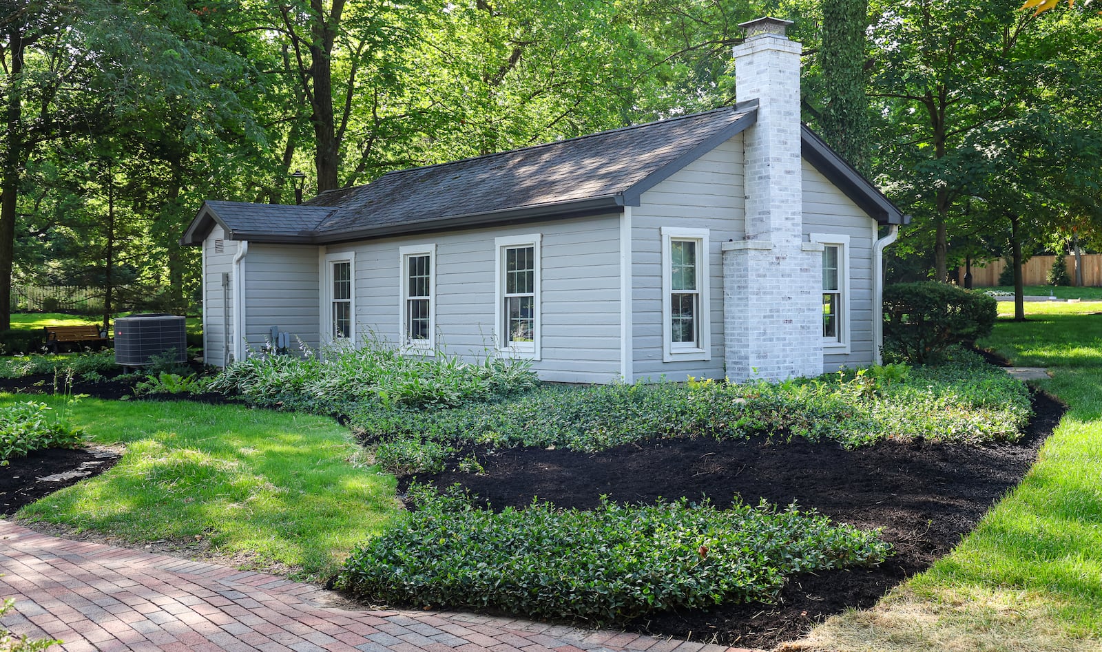 A view of the cottage at Benham's Grove on North Main Street in Centerville, which recently was renovated. BRYANT BILLING / STAFF
