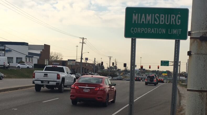 Improvements have been recommended to make the area of Ohio 725 between Ohio 741 and Byers Road more pedestrian friendly. NICK BLIZZARD/STAFF