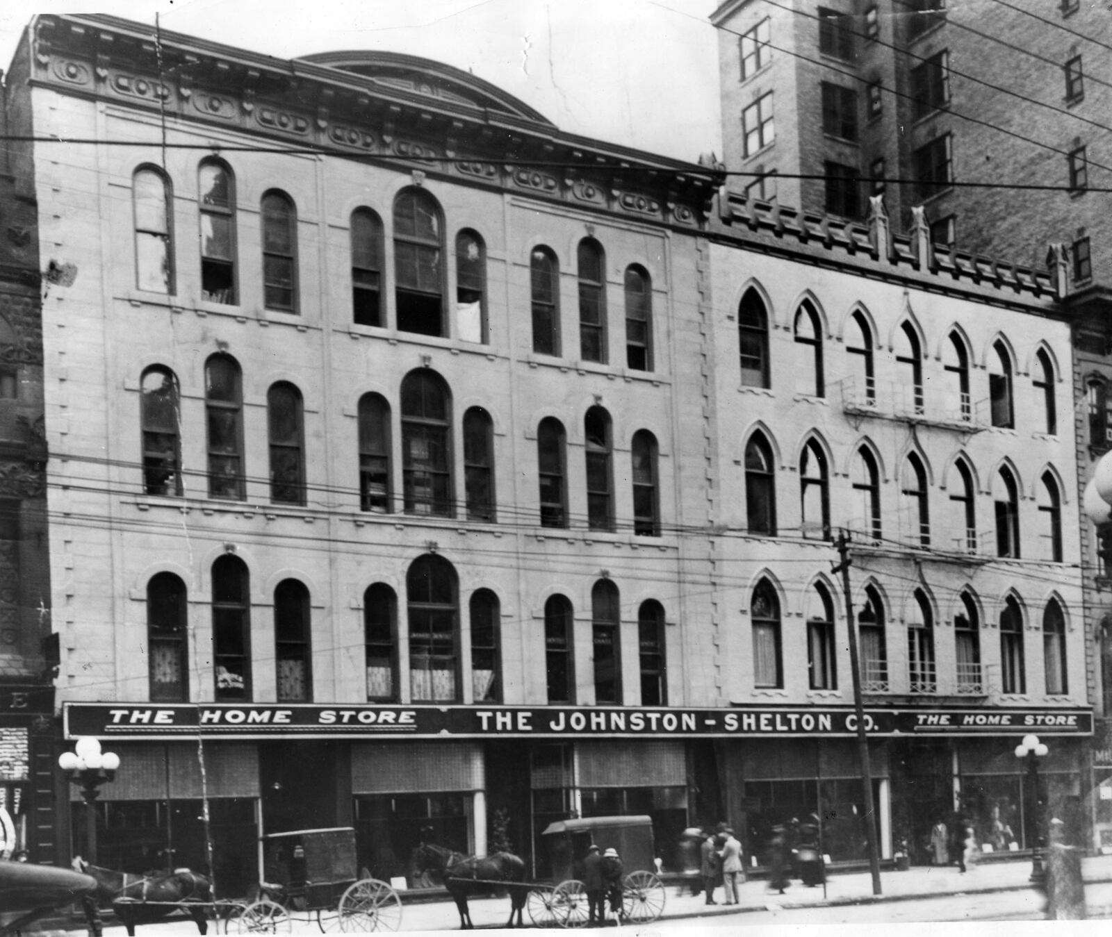 Early view of Third Street side of The Home Store. DAYTON DAILY NEWS ARCHIVES