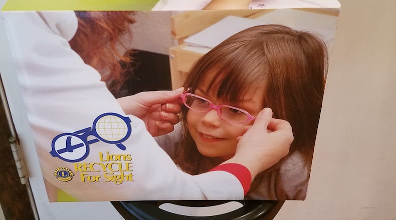 The Lions Club welcomes donations of eyeglasses. CONTRIBUTED