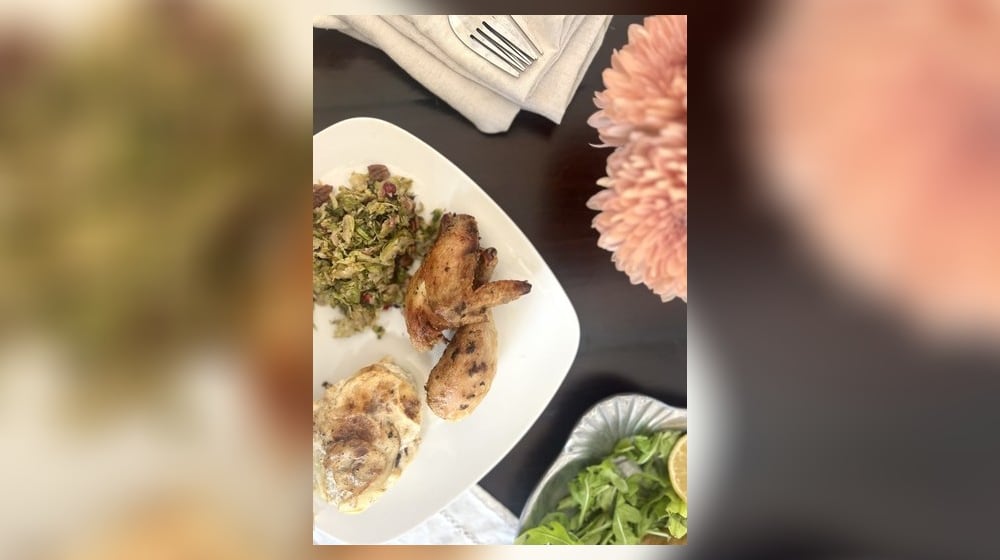 Is herb roasted whole chicken a better option to be at the center of a Thanksgiving meal? This food writer thinks so. WHITNEY KLING/CONTRIBUTED