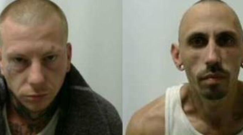 Bubba Hatfield, left, and James Johnson III