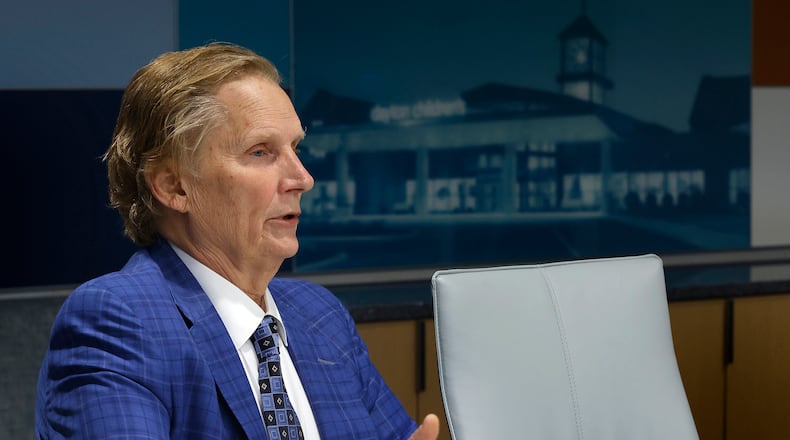 Randy Gunlock a local philanthropist and businessman made a large donation to Dayton Children's new mental health building. MARSHALL GORBY\STAFF