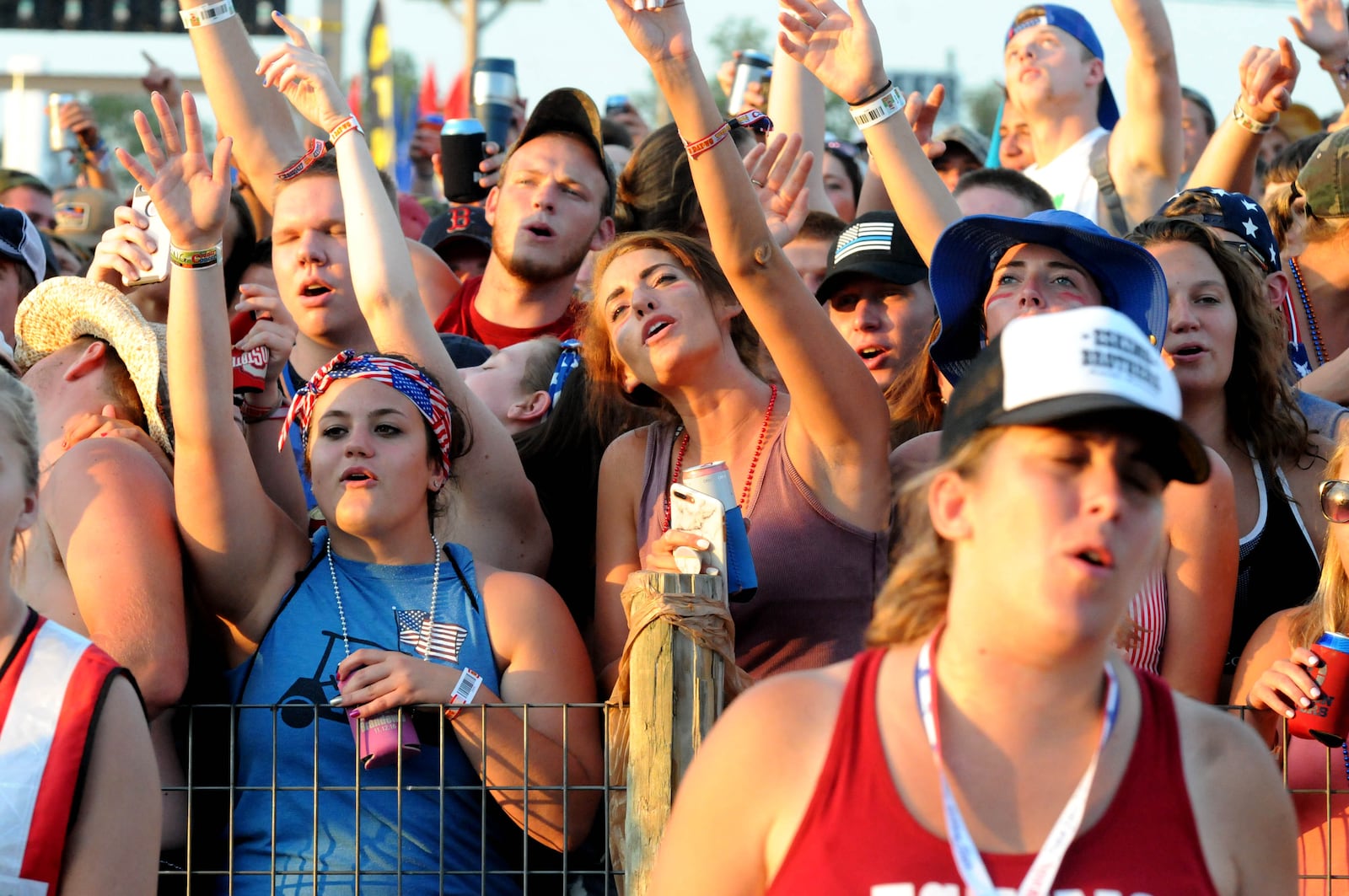 Fans enjoy a performance during the annual Country Concert at Hickory Hill Lakes in Ft. Loramie this July. DAVID A. MOODIE/CONTRIBUTED