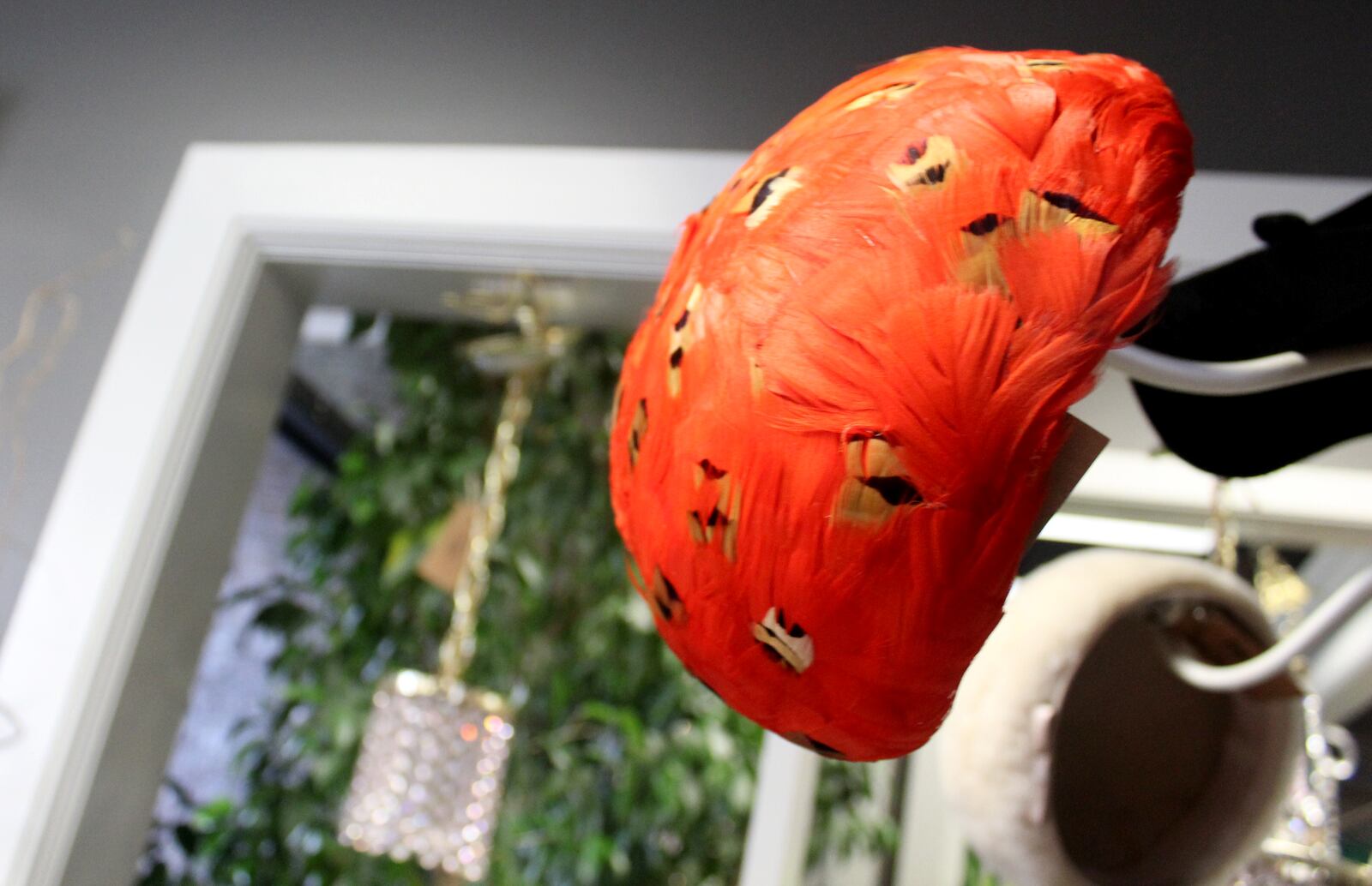 Vintage hats and hat boxes from from the former Rike’s Department store in downtown Dayton are being sold at The Flower Shoppe in Oakwood. Owner Mark Brueninghaus said the hats with a hat box range from about $45 to $95.