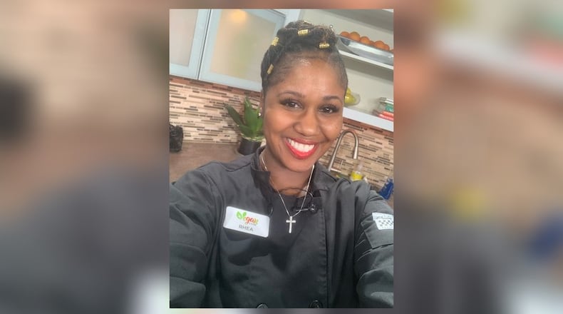 Dayton native Rhea Adkins, who owns Vegan It IZ Eats at 2nd Street Market, will appear on an all new vegan, competitive cooking series called “Top Vegan" (CONTRIBUTED PHOTO).