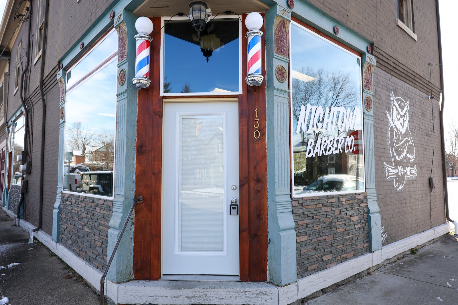 Night Owl Barber Company is set to open at 130 N. First St., Miamisburg on Saturday, Dec. 13. BRYANT BILLING/STAFF