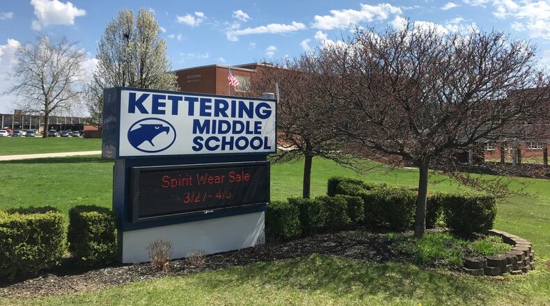 Kettering Middle School. TREMAYNE HOGUE / STAFF