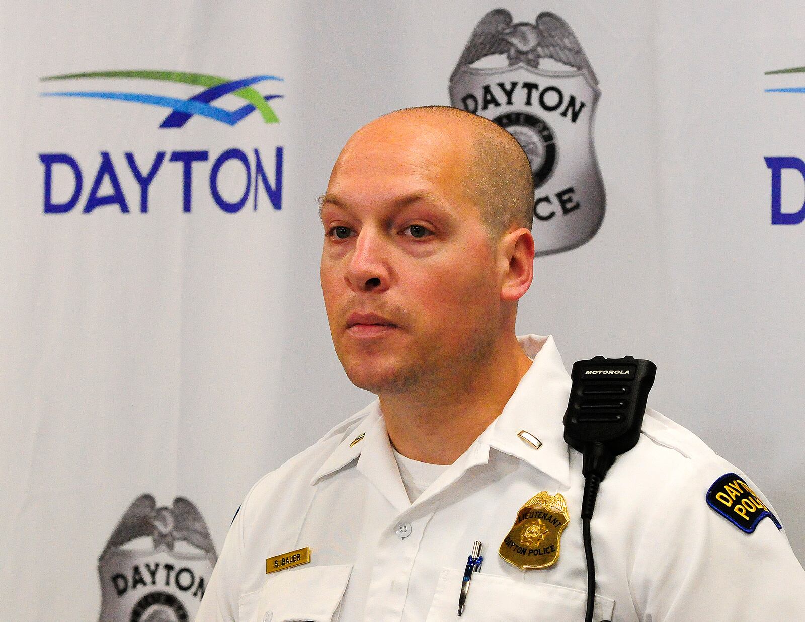 Dayton Police Lt. Steven Bauer Nov. 15, 2022. MARSHALL GORBY\STAFF