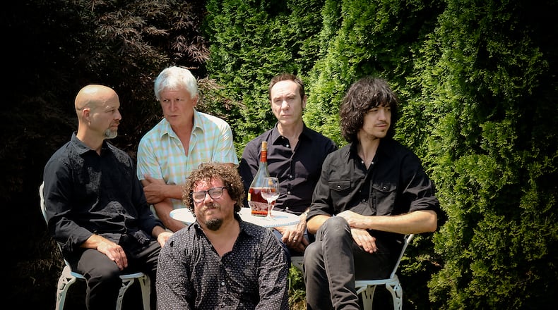 Guided By Voices, (front) Bobby Bare Jr., (left to right) Kevin March, Robert Pollard, Doug Gillard and Mark Shue, released its 36th album, “Tremblers and Goggles By Rank,” on July 1.