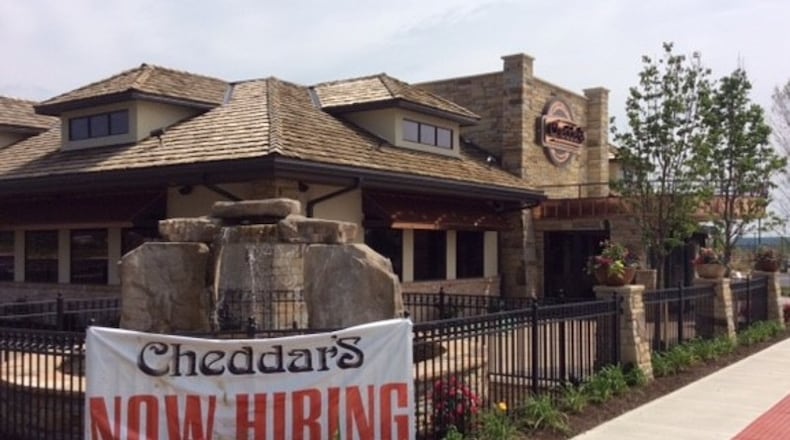 The Cheddar’s Casual Café at Cornerstone of Centerville opened in June 2016. This photo was taken about a month before the opening. MARK FISHER/STAFF