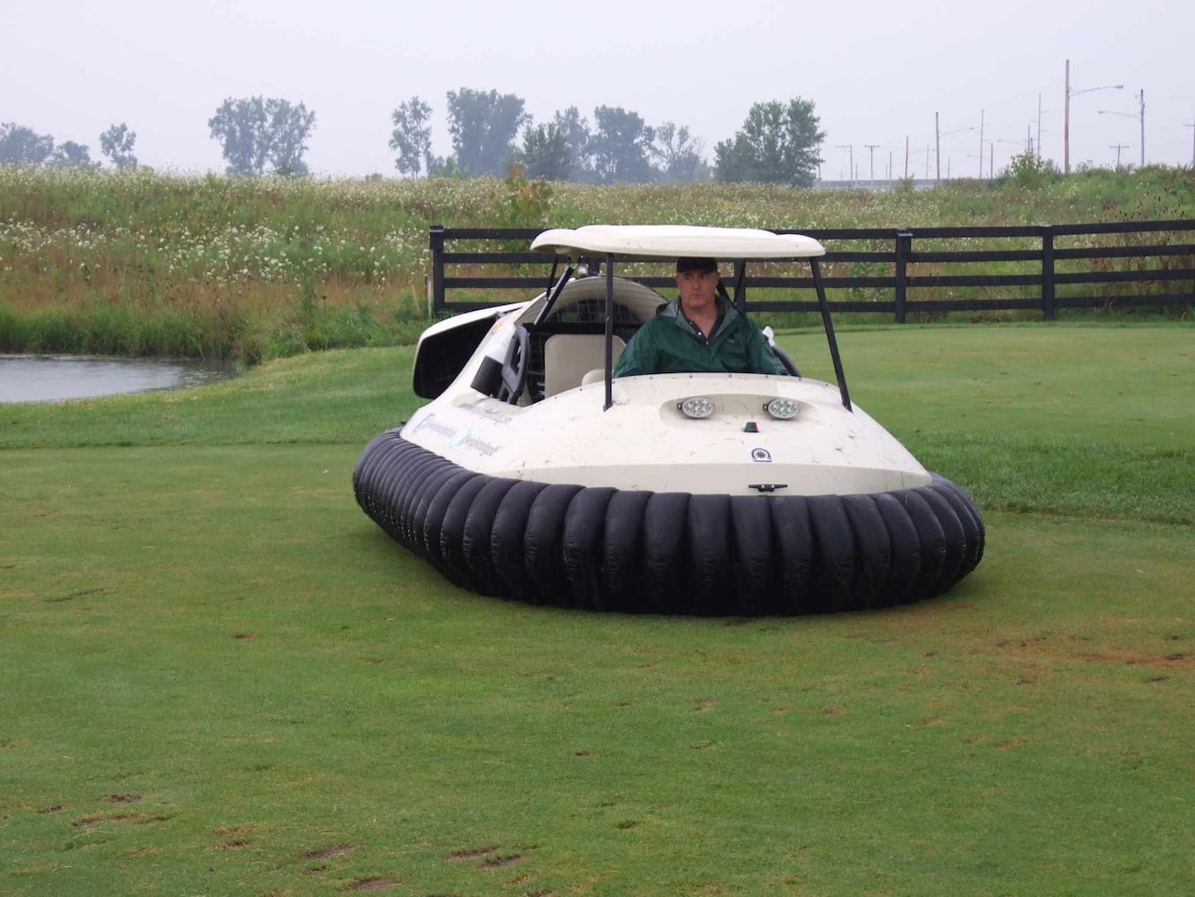 Hovercraft at Windy Knoll Golf Club