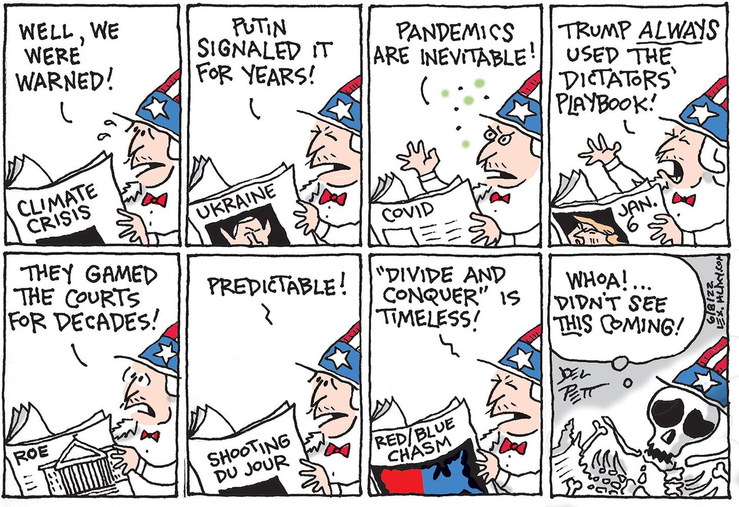 WEEK IN CARTOONS: Parade shooting, Boris Johnson and more