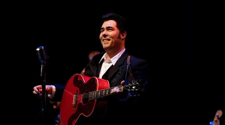 Scott Moreau as Johnny Cash in "Walkin' the Line." CONTRIBUTED PHOTO