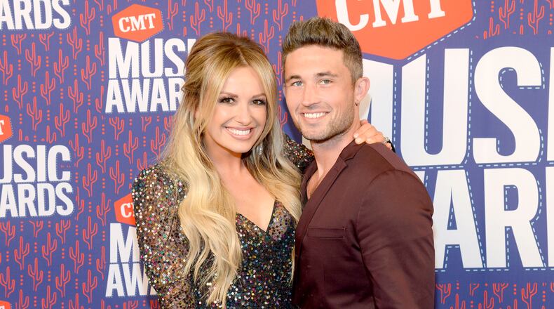 NASHVILLE, TENNESSEE - JUNE 05: Carley Pearce and Michael Ray attend the 2019 CMT Music Awards at Bridgestone Arena on June 05, 2019 in Nashville, Tennessee. (Photo by Rick Diamond/Getty Images for CMT)
