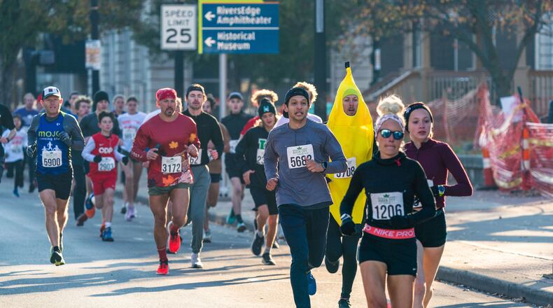 The 2024 Meyer Brothers & Sons Hamilton Turkey Trot for YoungLives will celebrate its 10-year anniversary on Thanksgiving morning. The race attracts more than 2,400 participants.