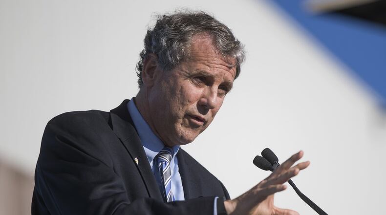 Sen. Sherrod Brown, D-Ohio. (AP Photo/John Minchillo)