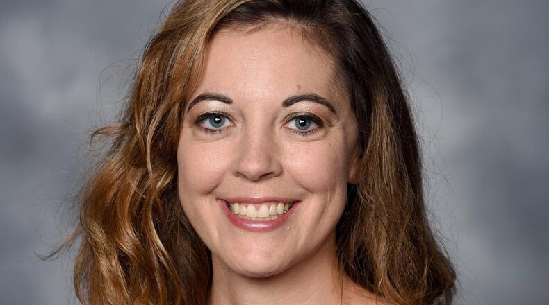 Oakwood High School science teacher Heidi Edwards is the 2018 A. Scott Crossfield Educator of the Year, as awarded by the National Aviation Hall of Fame. CONTRIBUTED