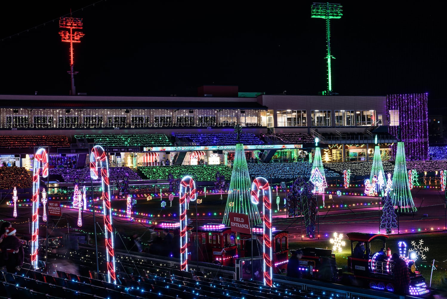 PHOTOS: Deck the Diamond at Day Air Ballpark