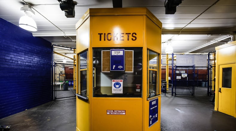 Dayton Public Schools is beginning a multimillion-dollar renovation of 73-year-old Welcome Stadium, where thousands of local athletes have competed in football, track and other events. The project includes a new turf field and running track, plus upgrades to restrooms, locker rooms, technology, accessibility and other features. JIM NOELKER/STAFF