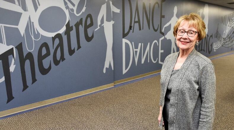 The Middletown Community Foundation Board approved $15,000 for roof replacement at the Performing Arts Academy on Lewis Street. Here, Nina Markle, executive director of the Performing Arts Academy, stands inside the facility. The Performing Arts Academy offers individual lessons in voice, piano, guitar, drums and other instruments and performs up to 10 plays a year serving several hundred students. NICK GRAHAM/STAFF