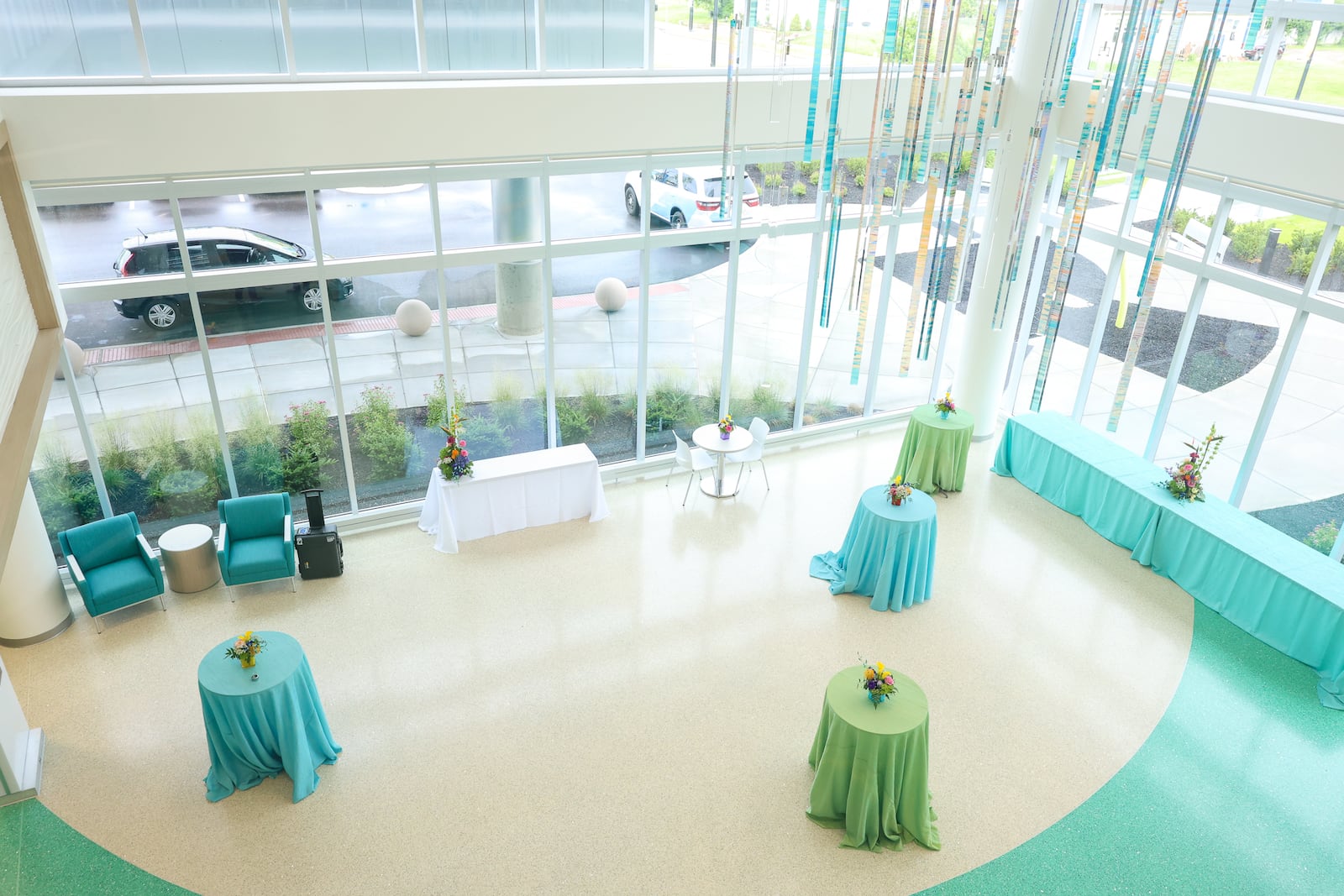 The lobby in Dayton Children's Mathile Center for Mental Health and Wellness, which is set to open next month. BRYANT BILLING / STAFF