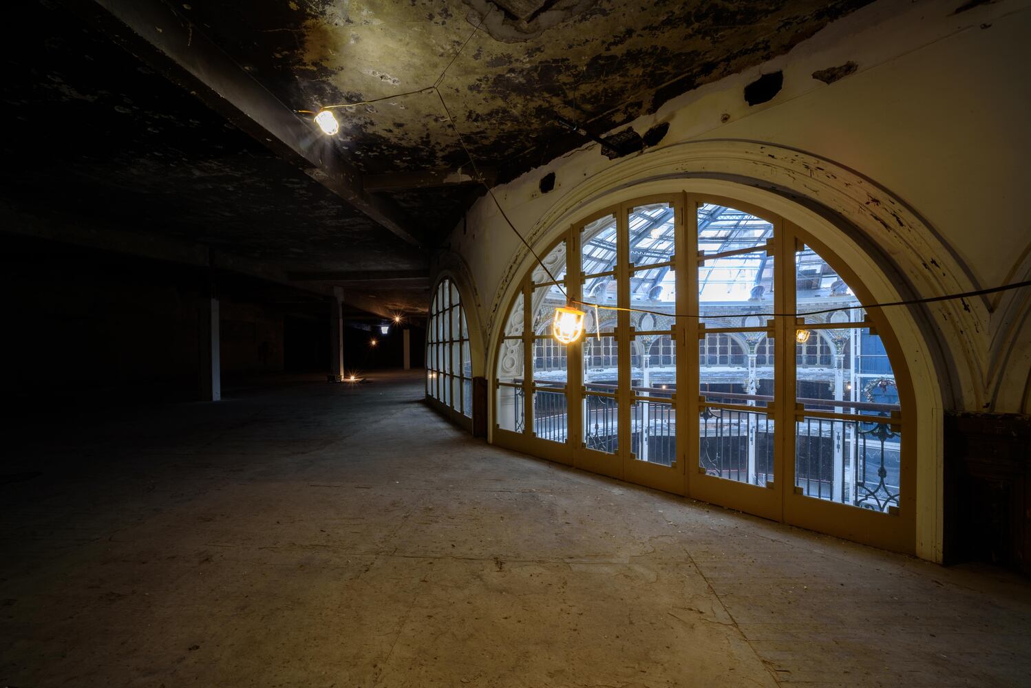 PHOTOS: Behind the scenes on the first day of construction at The Dayton Arcade