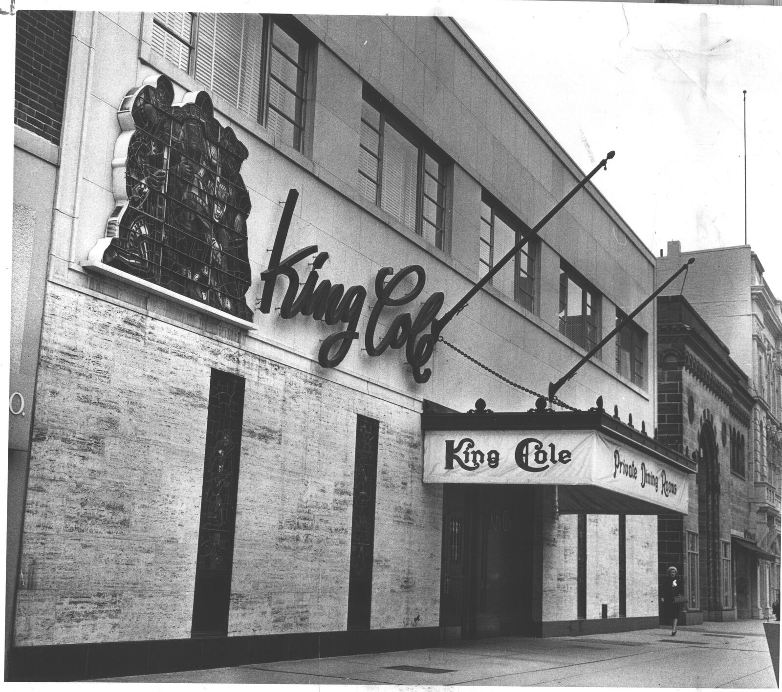 King Cole restaurant in Dayton, circa 1969