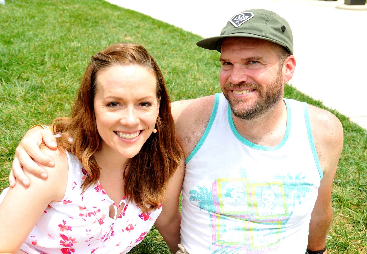 Did we spot you at the Dayton "Blues" Festival?