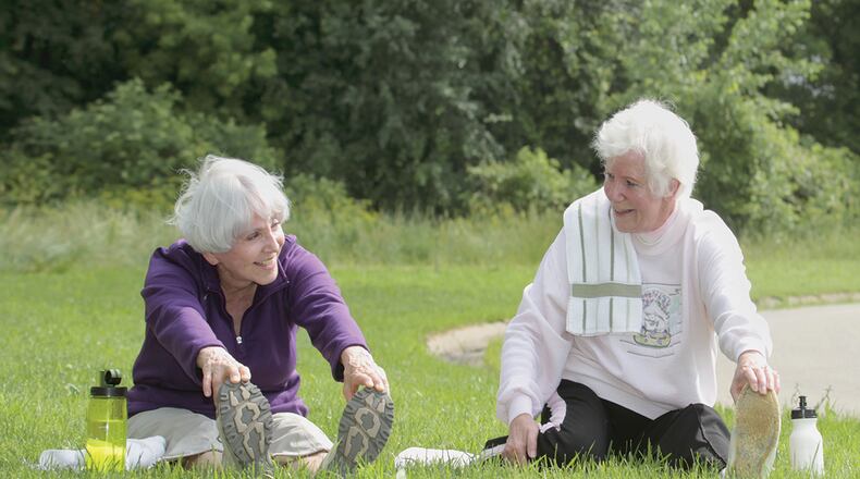 Seniors should think about injury prevention before beginning a workout.