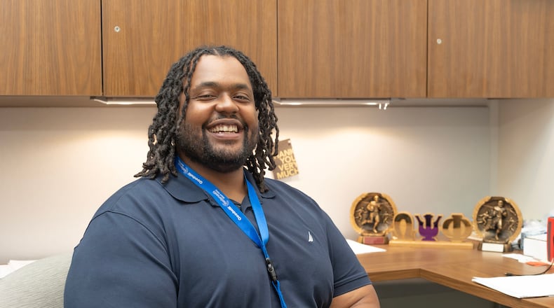 Keenan Woods is now the manager of the newly opened ALL Club Youth Collaborative - a program of Goodwill Easter Seals Miami Valley - designed for young people ages 14 - 22 struggling with mental health issues. CONTRIBUTED
