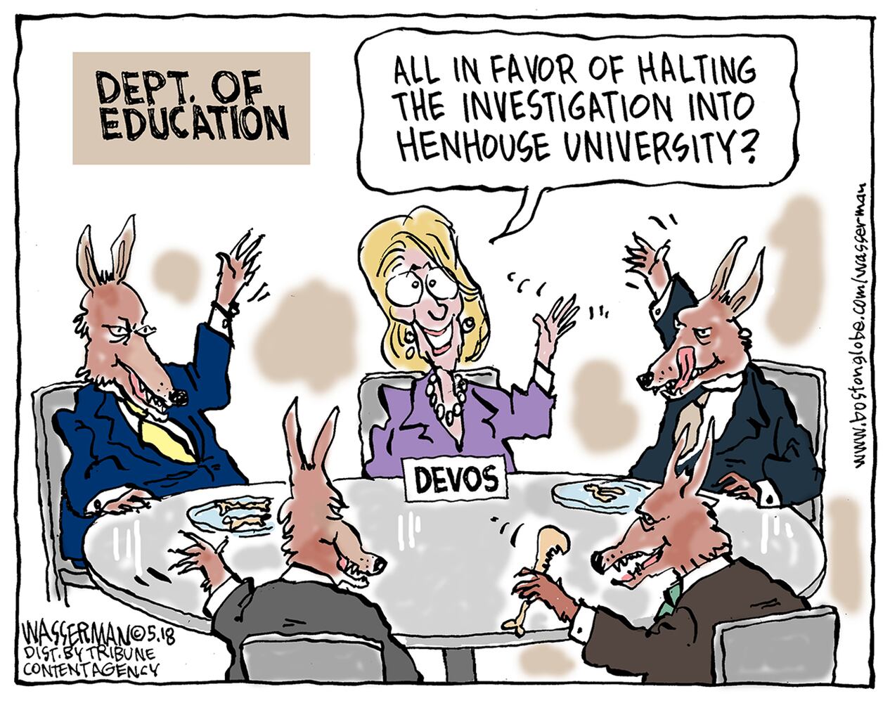 Week in cartoons: Sports betting, swamp draining and more