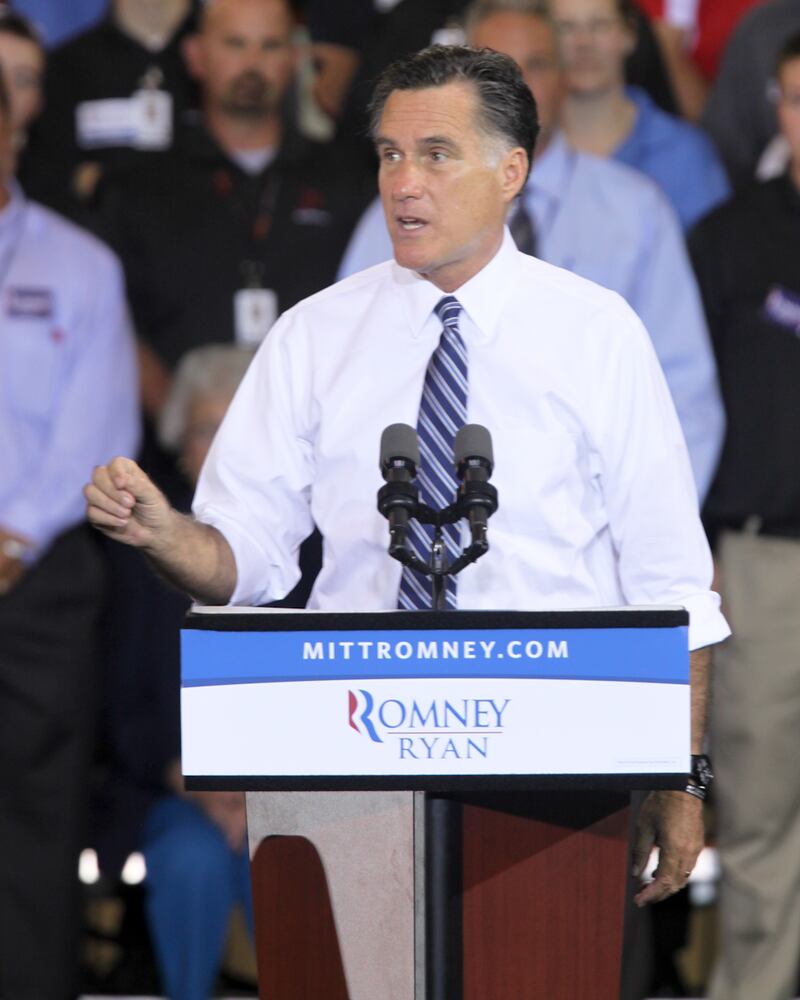 Mitt Romney at Jet Machine in Cincinnati