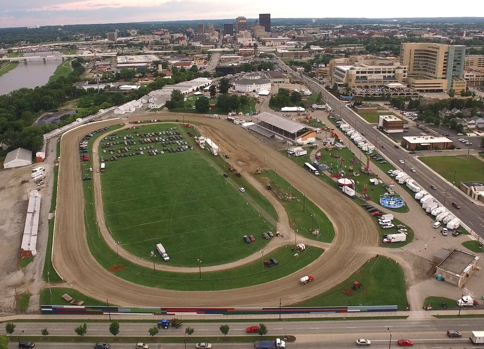 The 165th Montgomery County Fair is underway at the Montgomery County Fairgrounds in Dayton.  This is the fair's final year at this location and will be moving to Arthur O. Fisher Park in Jefferson Twp.   TY GREENLEES / STAFF