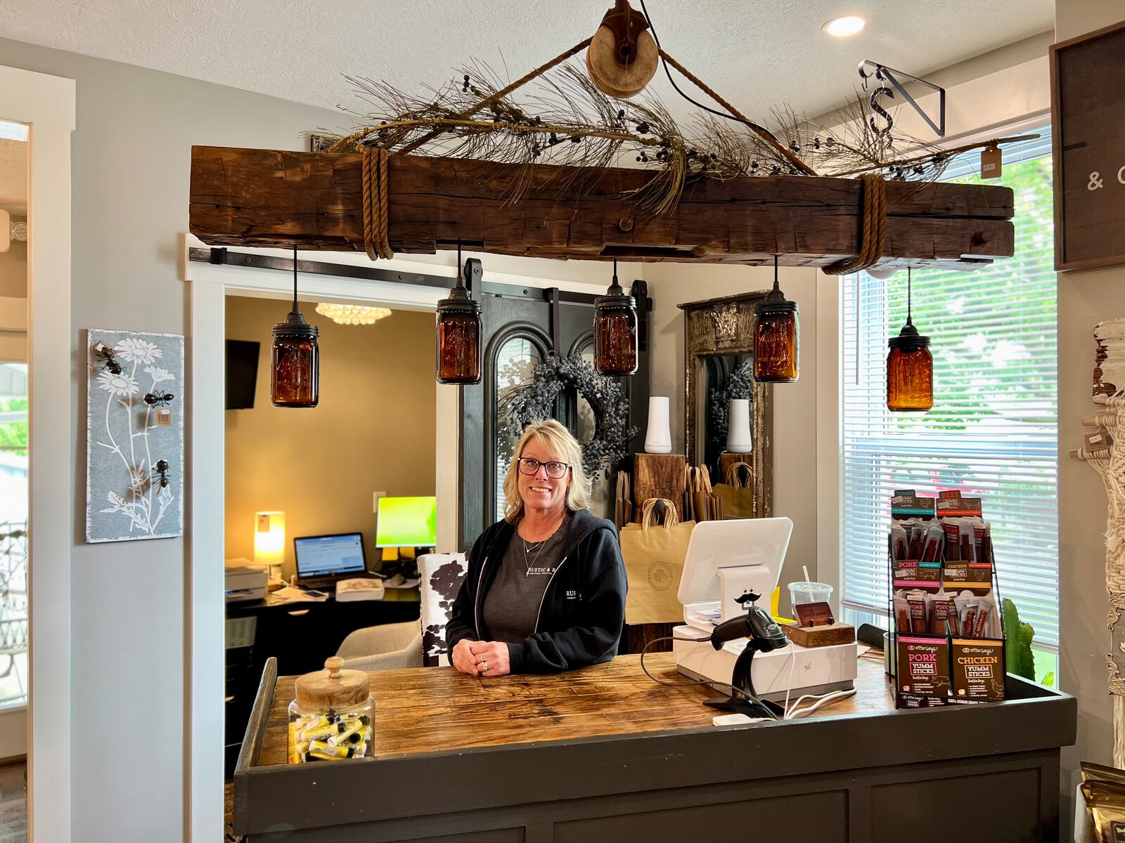 Rustic & Rooted is owned and operated by Toni Stoltz and her husband Jeff. AIMEE HANCOCK/STAFF