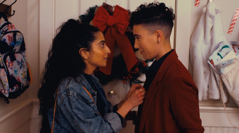 "The Syed Family Xmas Eve Game Night" will be screened at Lunafest Sunday, April 16 at The Neon. In the film, "all cards are on the table when Noor, a queer Pakistani Muslim woman, brings her Puerto Rican girlfriend, Luz, home for the first time on the family’s annual game night." CONTRIBUTED