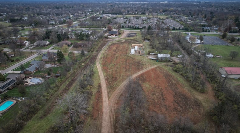 Huber Real Estate Consulting aims to build "The Gables" on 11.6 acres off of Dayton-Lebanon Pike. JIM NOELKER/STAFF