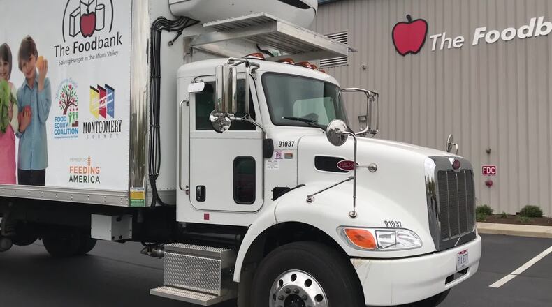 The Foodbank Inc. unveiled a new food distribution truck on Thursday, Oct. 15, 2020.