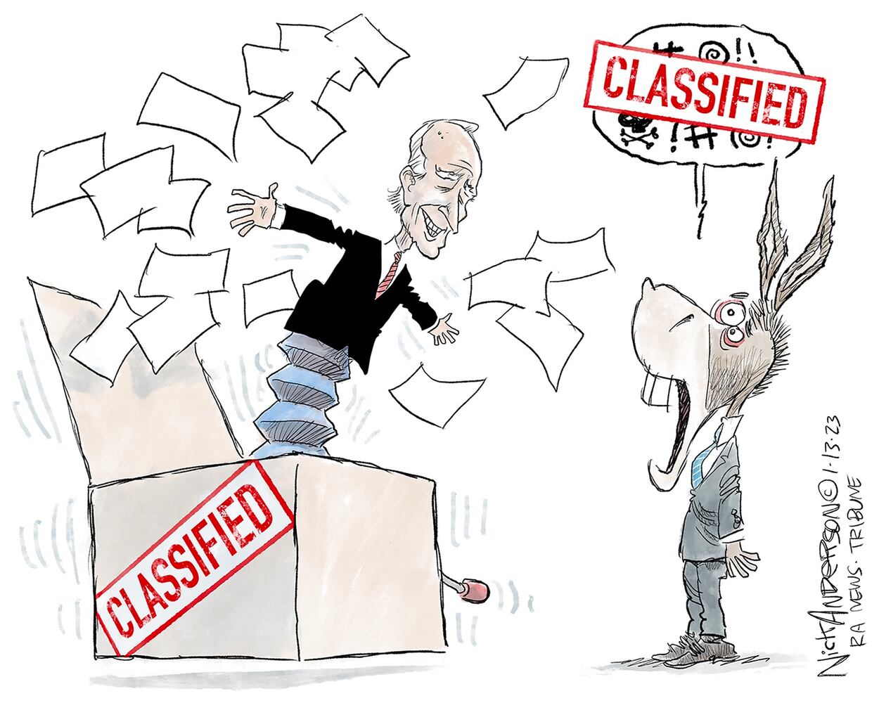 WEEK IN CARTOONS: Classified documents, gas stoves and more