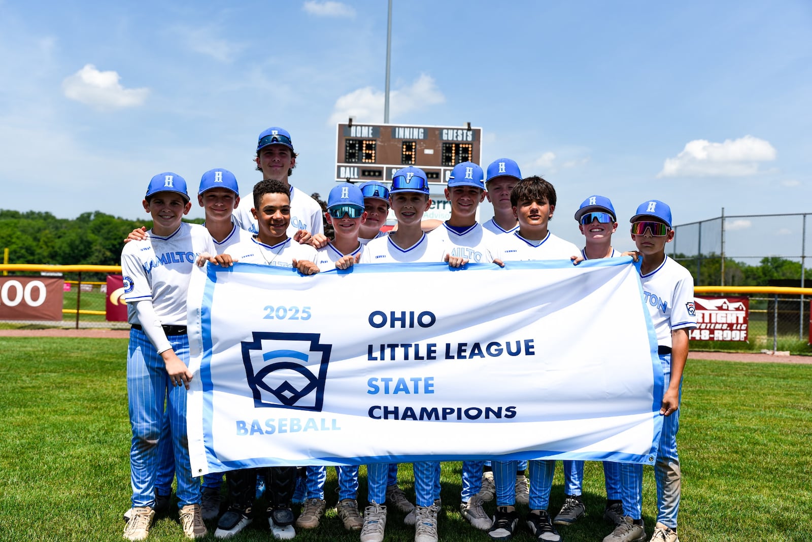 West Side Little League won its 22nd Ohio Little League state championship with a 17-5 victory over New Albany at the Field of Dreams in Boardman earlier this year. KYLE HENDRIX / CONTRIBUTED