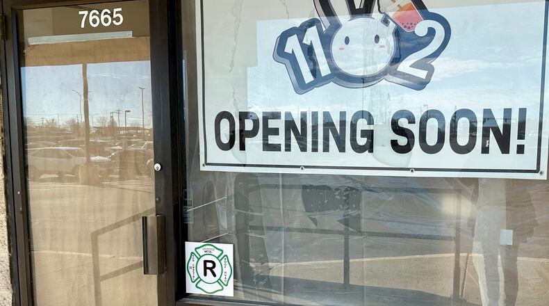 1102 Bubble Tea & Coffee is coming soon to 7665 Old Troy Pike in Huber Heights next to Planet Fitness. ROBIN MCMACKEN/STAFF