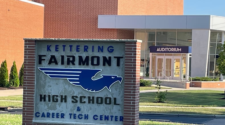 A religious activist near Kettering Fairmont High School has prompted concern among police and school district administrators, according to the superintendent. NICK BLIZZARD/STAFF
