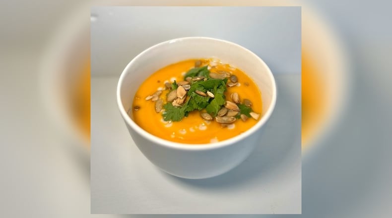 Carrot Coconut Soup by Whitney Kling.