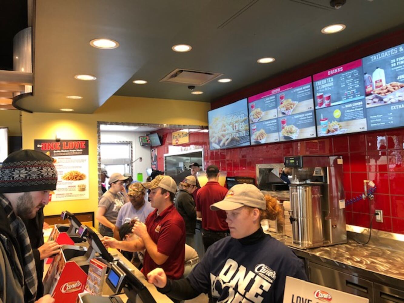 NOW OPEN: Take a look inside the new Raising Cane’s in Beavercreek