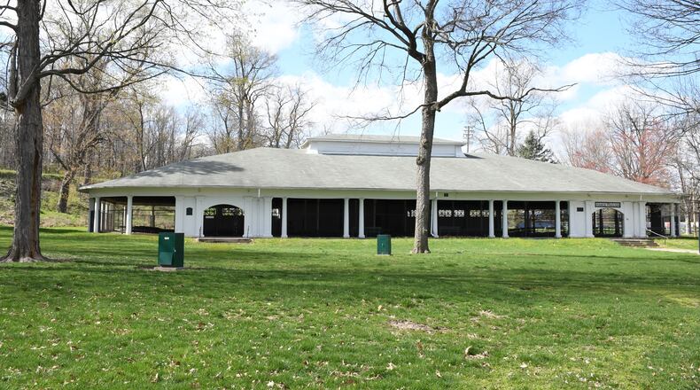 Pictured is the Hance Pavilion at Fountain Park in Piqua. The pavilion was built in 1921 as a home for Chautauqua celebration, and now, a group of residents are raising funds to improve it. CONTRIBUTED
